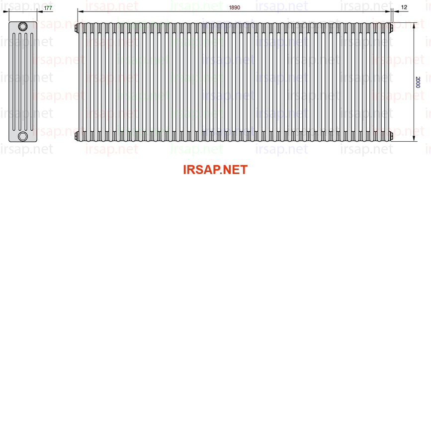 Радиатор IRSAP Tesi 52000/42 T23 CL 01